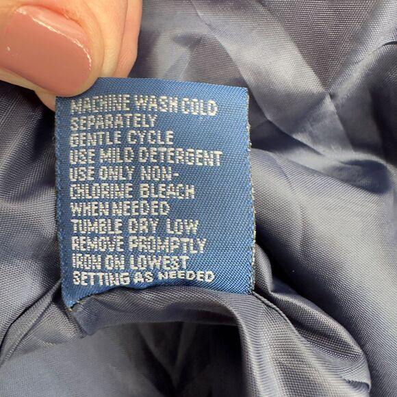 Mackintosh New England Navy Blue Jacket Snap Buttons Pockets Collared Size‎ XL - Picture 6 of 8